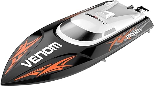 Rc Speed Boat, High Speed Electronic Remote Control Boat for Kids, Remote Control Boat For Pools & Lakes - Toyigo