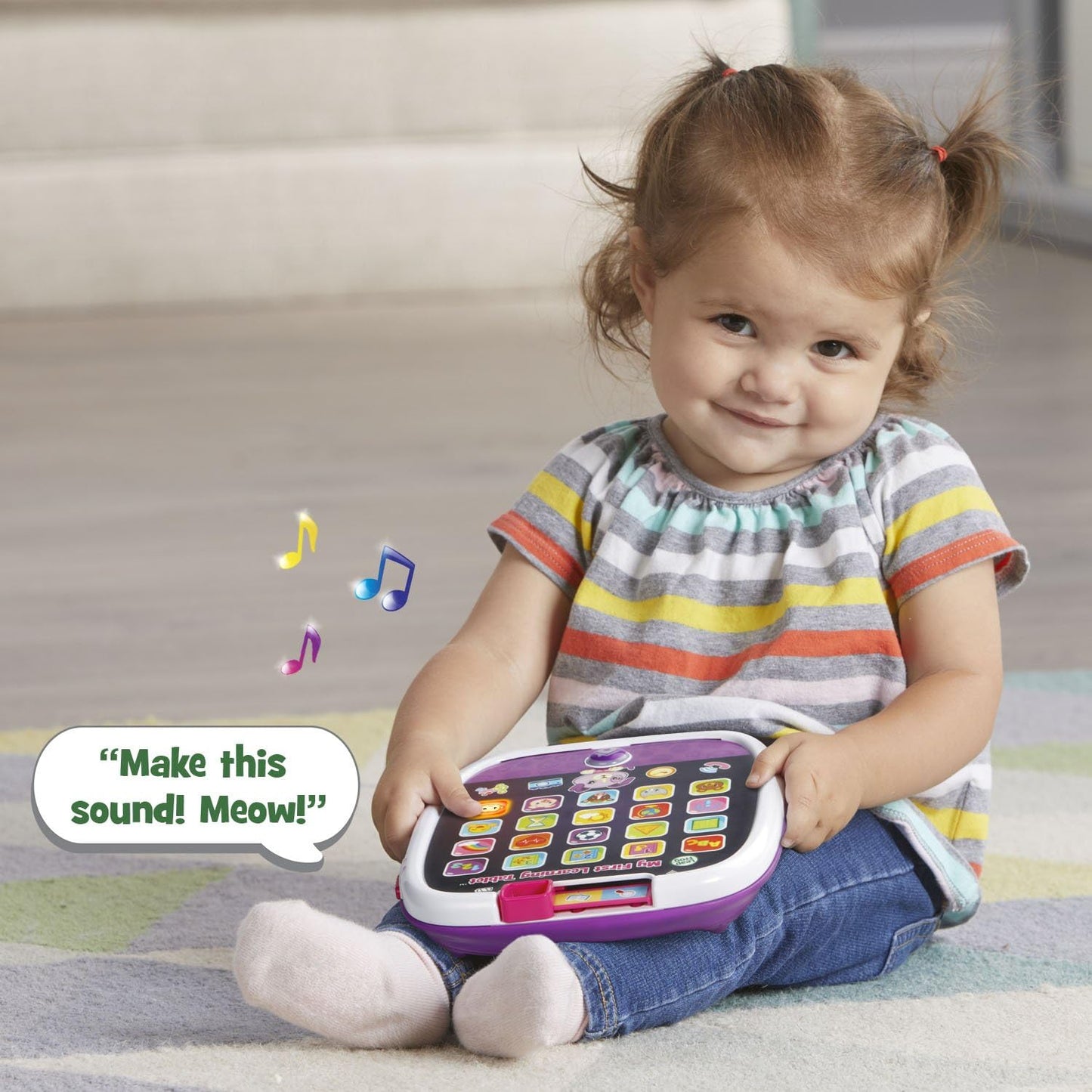 Learning Tablet, Scout Violet  Educational Tablet, Interactive My First Learning Tablet for Toddlers, Kids Toys - Toyigo