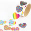 Sticker Rolls, 5 Rolls of Party Supplies Stickers for Kids, Teachers 500 Stickers