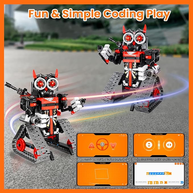 Remote Control, STEM Building Kit GILI Robot Building Remote Control  3 in 1 Educational Toys for 6 7 8 9 10 11 12 + Year Old Boys Birthday Gifts Tracked Racer Car Tank Robotics for Kids - Toyigo