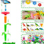 Dinosaur Flower Garden Building Blocks, Fine Motor Skill Stacking Games, Easter Basket Ideas STEM Toys for Kids Age 2+,Birthday Toys Gifts for 2 3 4 5 6 Years