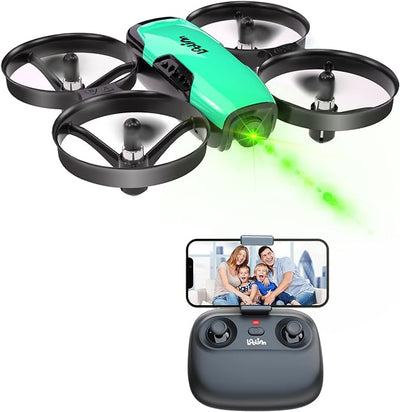 Drones for Kids with Camera - Mini Drone, Remote Control Quadcopter UAV with 90ø Adjustable Camera, Security Guards, FPV Real Time Transmission Photos and Videos (Gift Idea) - Toyigo