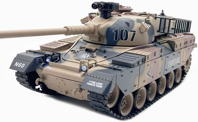 High-Quality Remote Control Toy War Fight RC Tank - 1:20 Military Simulation