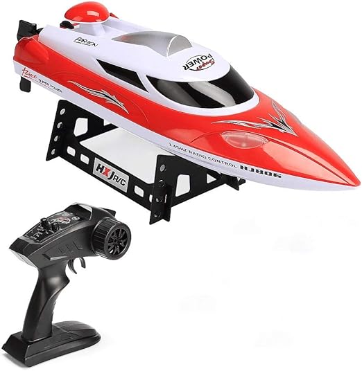 Remote Control Boat, 2.4GHz Remote Control High-Speed Boat Speedboat, Water Model Toy, Flip Reset, Circulating Water Cooling, Precision Waterproof