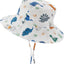 Baby Sun Hat Adjustable - Outdoor Toddler Swim Beach Pool Hat Kids UPF 50+ Wide Brim Chin Strap Summer Play Hat