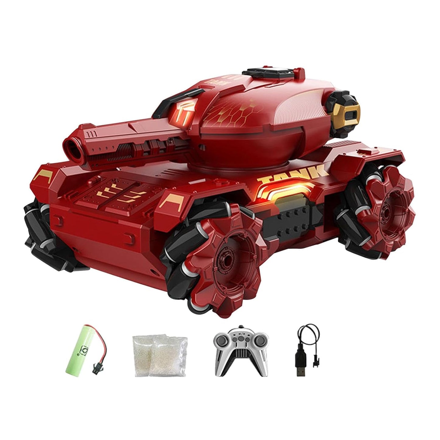 Battle Armored Water Bomb RC Tank – Gesture-Sensing Stunt Remote Control Car for Kids