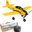 A210 T-28 4CH RC Airplane for Adults – Fixed Wing Remote Control Aircraft with 2 Batteries, 2.4GHz Outdoor RC Model Plane, Yellow