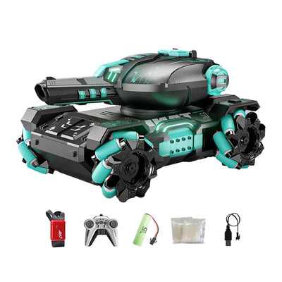 Battle Armored Water Bomb RC Tank – Gesture-Sensing Stunt Remote Control Car for Kids