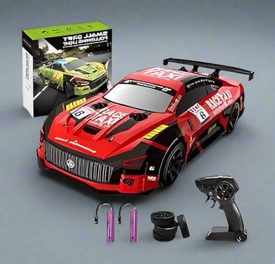 RC Drift Car 1/20 Scale – Modifiable 2.4G 4WD Light Drift Racing Toy for Boys and Girls – High-Speed Remote Control Car with 2 Batteries and 7-Color LED Lights – Perfect Birthday Gift!