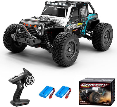 70KM/H Brushless RC Jeep, Professional 4WD High-Speed Drift Car, with Full-Scale Control, Big Foot Tires, and Metal Frame – Ideal Gift