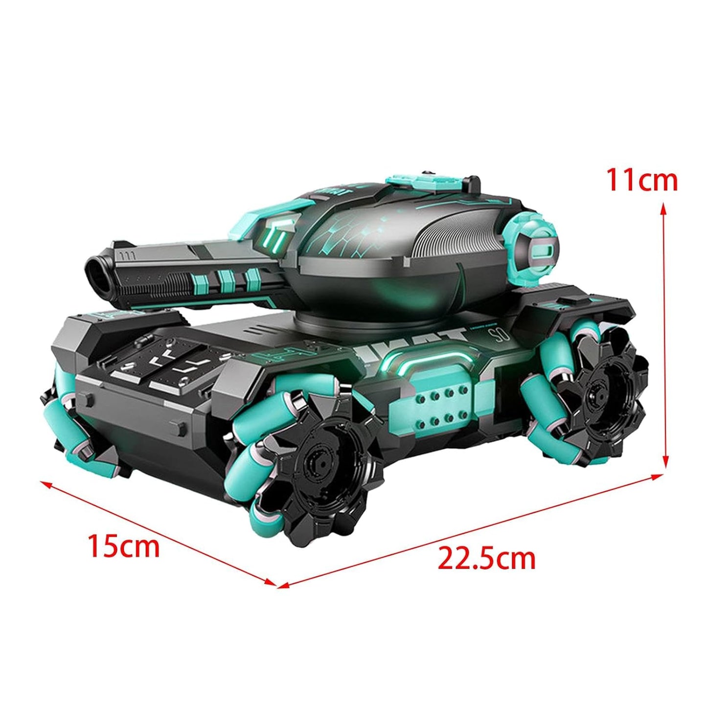 Battle Armored Water Bomb RC Tank – Gesture-Sensing Stunt Remote Control Car for Kids