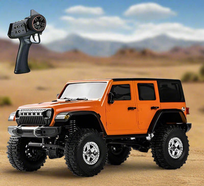 RC Crawler 4WD RC Truck, D870 RC Rock Crawler, 1:18 Scale Remote Control Truck, All Terrains Off Road Climbing Car, 2.4GHz Electric Vehicle with LED Light for Adults, Include 3 Battery