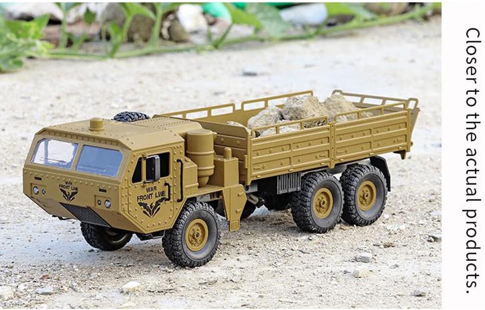 1:16 Scale 4WD Military RC Rock Crawler Truck - 2.4G Off-Road Remote Control Vehicle