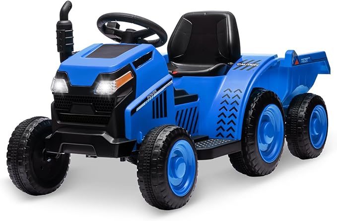 Kids Electric Tractor - Battery-Powered Ride-On Car for Ages 2-4