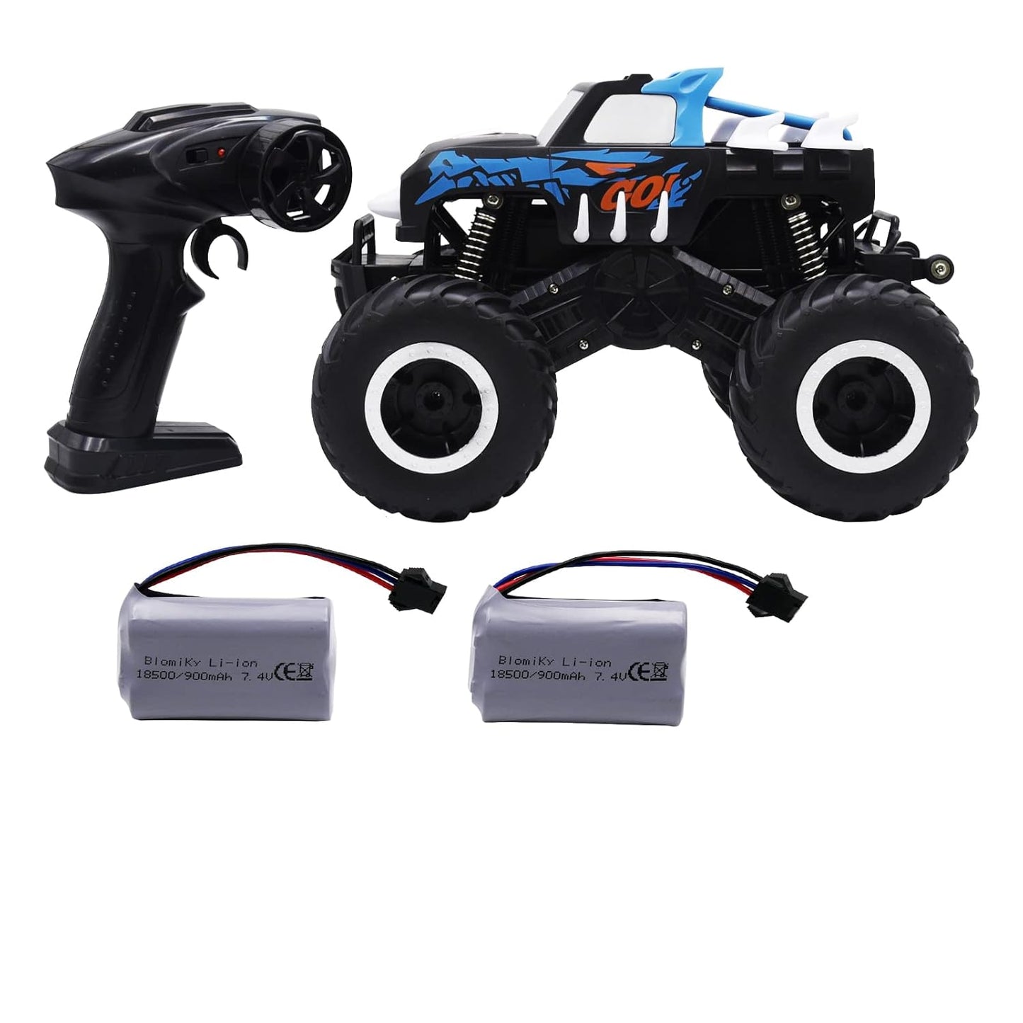 Q127 Big Wheel Amphibious RC Monster Truck – 4WD Off-Road Climbing Utility Vehicle for Kids