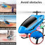 2.4G RC Helicopter Toys - 4K Dual Camera WiFi FPV Drone with Gyro and LED Light