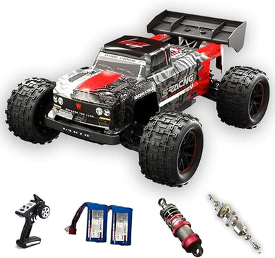 40KM/H Big Wheel Off-Road RC Car - 4WD Aluminum Alloy Drift Vehicle, Perfect for Climbing and Adventure