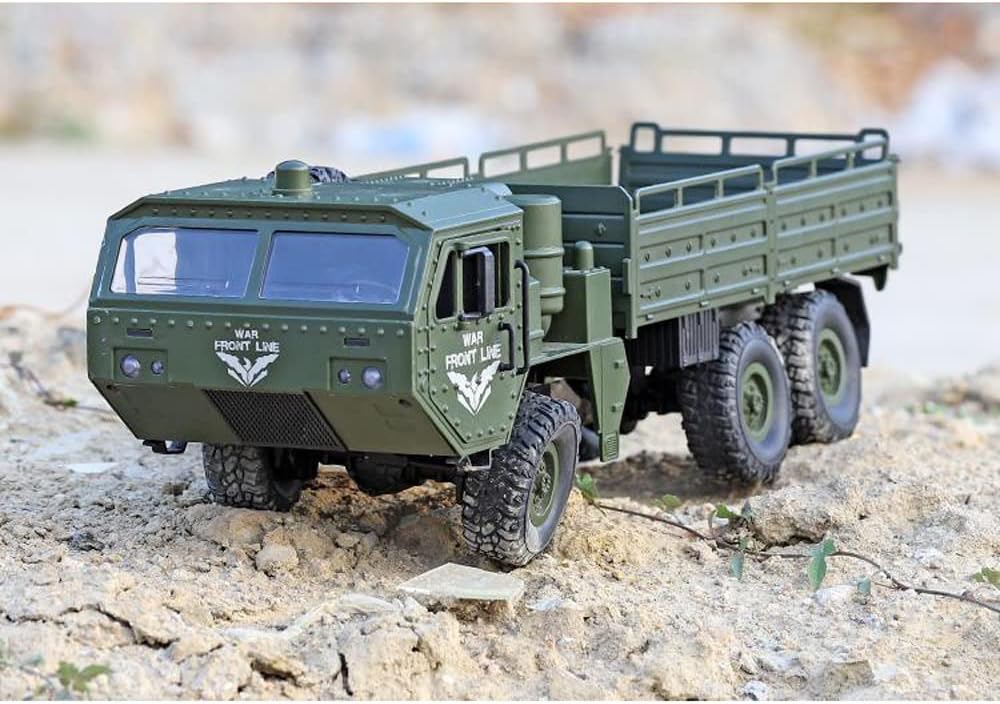 1:16 Scale 4WD Military RC Rock Crawler Truck - 2.4G Off-Road Remote Control Vehicle