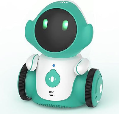 Rechargeable Voice-Controlled Dancing Robot ? Smart Interactive Toy with Recording & Singing Features for Kids 3+ (Green)