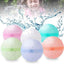 Water Balloons Self Sealing Quick Fill Refillable Water Balls for Kids, 10pcs Reusable Water Bomb Splash Balls for Pool Outdoor Water Toys Balloons for Water Fight Game Summer Fun Party(Non-magnetic)