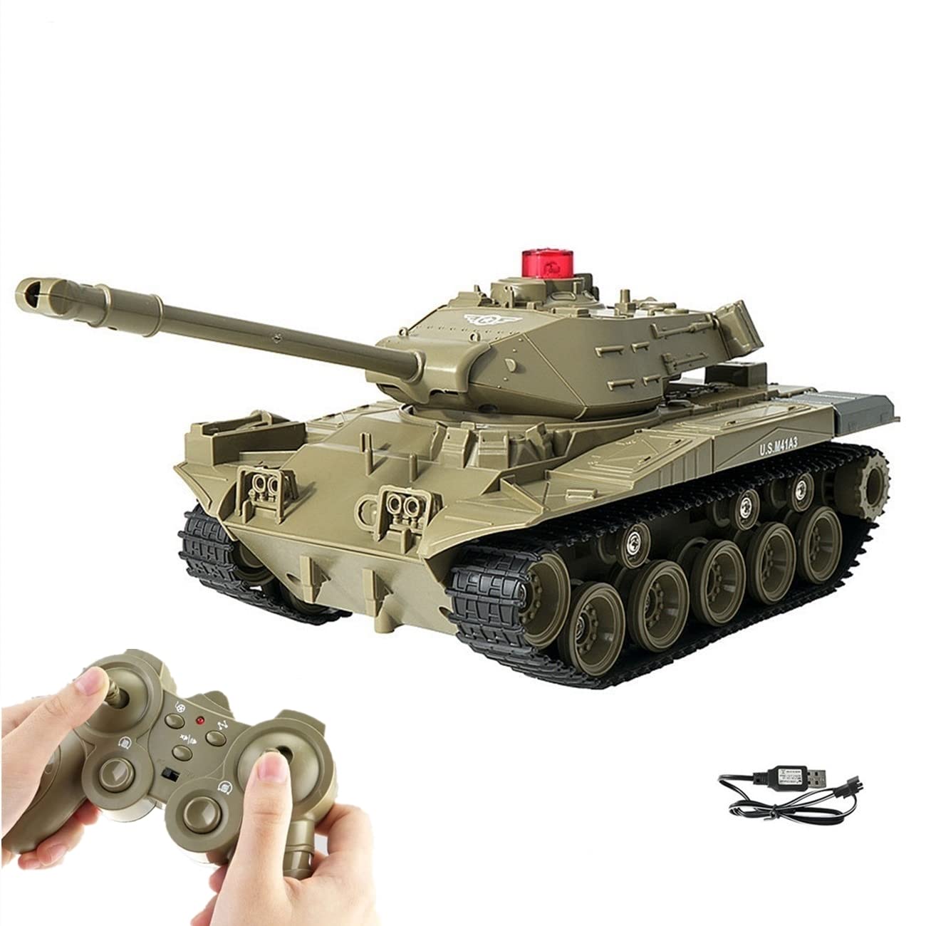 JJRC Q85 RC Tank Car Model - 2.4G Remote Control Programmable Crawler Tank