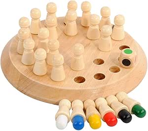 Wooden Memory Chess, Family Board Games Wooden Memory Match Stick Memory Chess Wood for Parents Child Activities Wooden Memory Games for Adults and Children