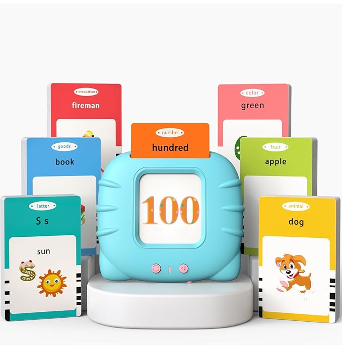 Kid Educational Preschool Words Animals - Electronic Flash Cards Machine Learning Toys