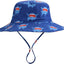 Baby Sun Hat Adjustable - Outdoor Toddler Swim Beach Pool Hat Kids UPF 50+ Wide Brim Chin Strap Summer Play Hat