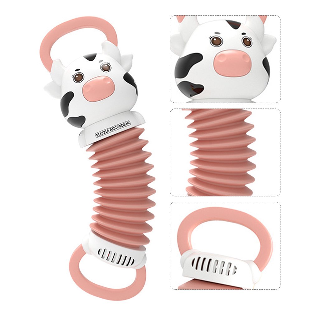 Cartoon Cow Accordion Baby Music Toy | Sensory Cognition Instrument for Kids | Perfect Gift for Infants