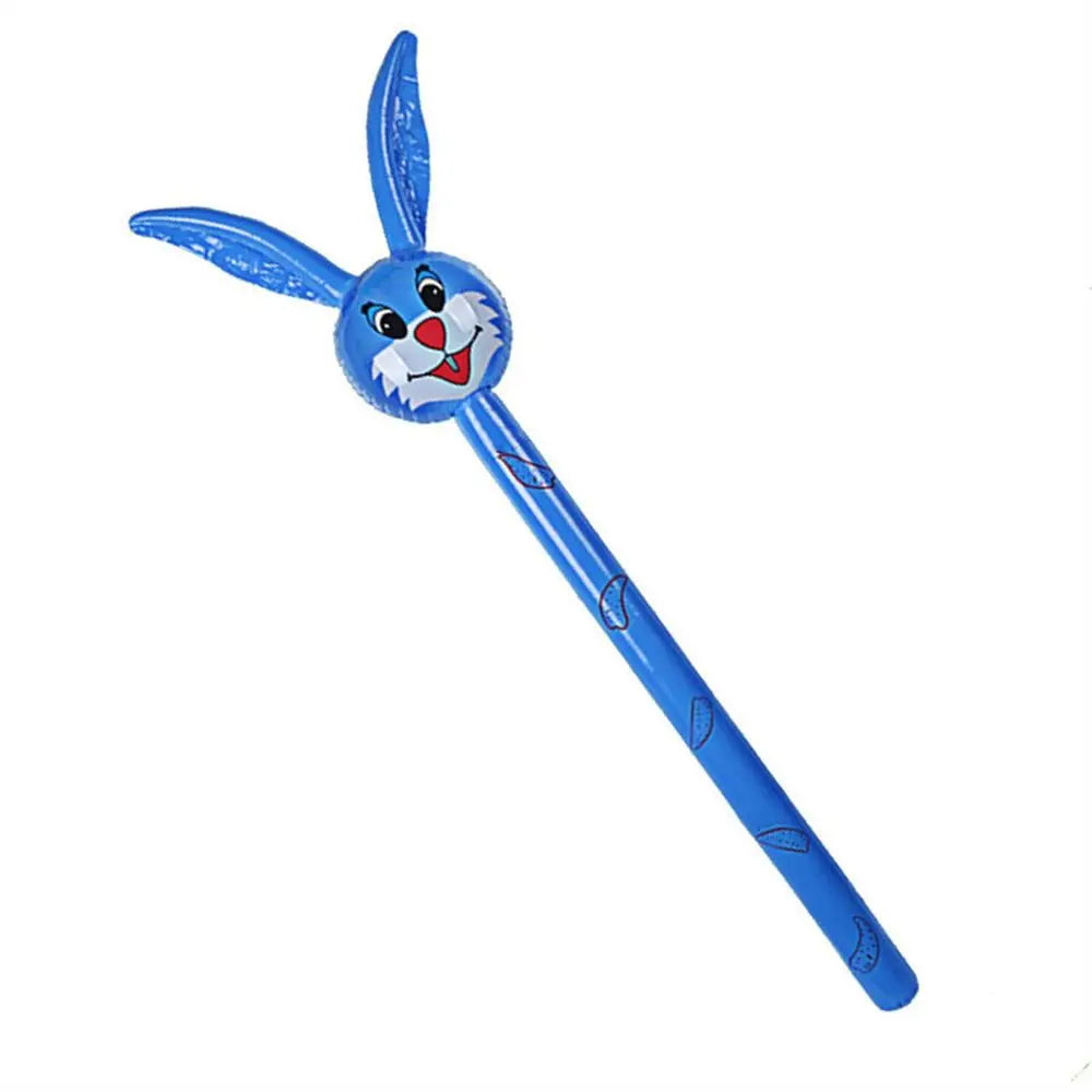 Inflatable Animals Sticks, Jungle Safari Inflatable Toys, Inflatable Hammer Sticks, 11 Pcs Inflatable Animals Sticks, Cartoon Blow Up Inflatable Hammer Sticks - Toyigo