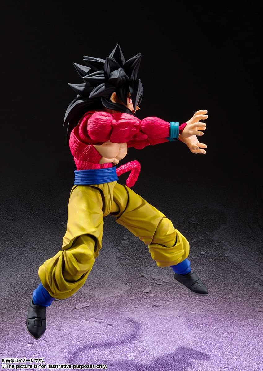 Dragon Ball GT Goku Tamashii Nations figure, Super Saiyan 4 Son Goku, Bandai Spirits S.H.Figuarts