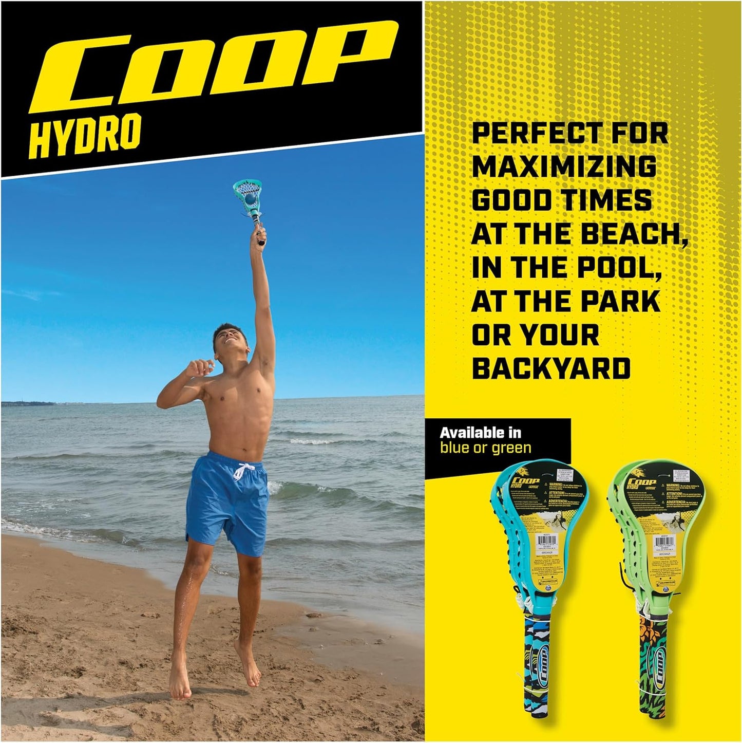 Swim Ways Hydro Lacrosse, Blue, Outdoor Games For Adults & Kids