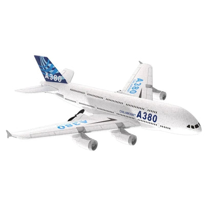 Airplane Airbus, A380 Airplane Foam Toys 2.4G Glide Fixed Wing RTF Plane Outdoor Toys Drone Modal Easy Fly RC airplane 3-Axis, Remote Control Plane - Toyigo