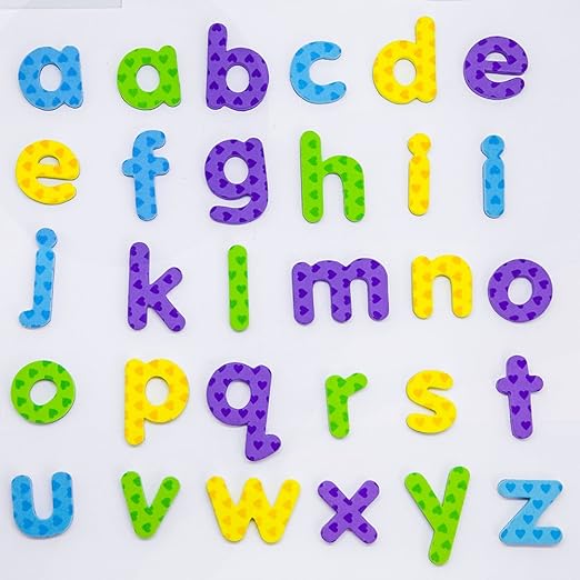 Magnetic Letters and Numbers for Classroom Educating Kids in Fun -Educational Alphabet Refrigerator Magnets Building Preschool Toddler Spelling and Learning Refrigerator Magnets-112 Pieces