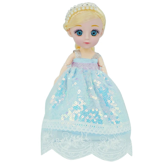 Innocent Cute Doll, Fashion Jointed Body Dress,  For Doll 16CM Detachable, Jointed Weave Hair Dolls Accessories Hobbies - Toyigo