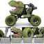 Remote Control Dinosaur Car, 2.4Ghz All Terrain Remote Control Dinosaur Truck with Light, Rechargeable 4WD Off Road RC Car Toys for Kids - Toyigo