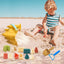 Beach and Sand Castle Kit, 12 PCS Sand Toys for Kids, Outdoor with Sand Castle Bucket, Molds, Rake and Shovel, Great Toys for Beach