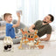 Animal Block Toys, Wooden Zoo Animal Blocks, Stacking and Balancing Toy, Toddler Wood Animal Figures Blocks Imaginative Play, Preschool Educational Toys and Stack Balance Games for Kids