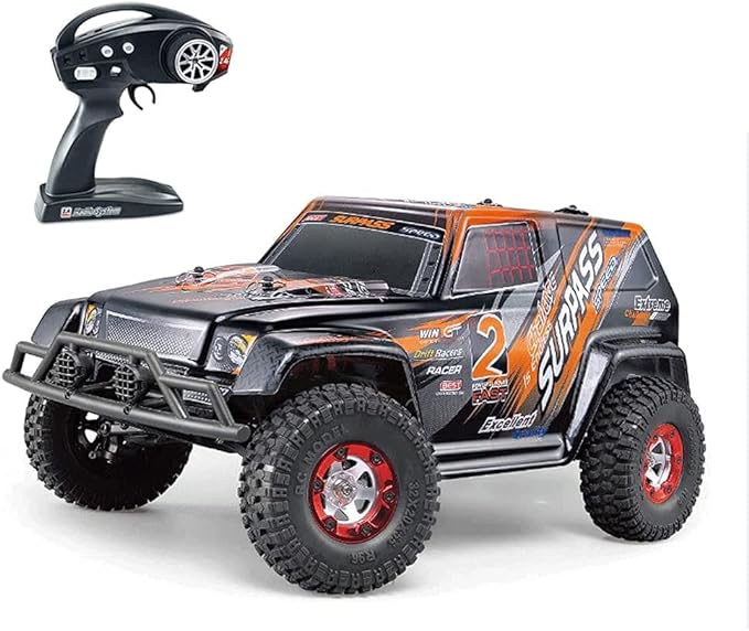 RC Truck Rock Crawler Drift Car, 2.4G Full Proportional Electric Remote Control Truck, Hobby Grade Racing Car, 4WD 45KM/H Metal Shock Absorbers Short Course Rally, Off-road Climbing RC Vehicle