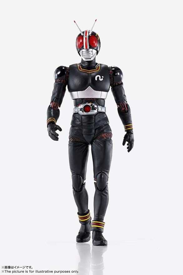 S.H. Figuarts Kamen Rider Black,  Approx. 5.9 inches (150 mm), ABS & PVC Pre-painted Action Figure, True Bone Carving Method figure