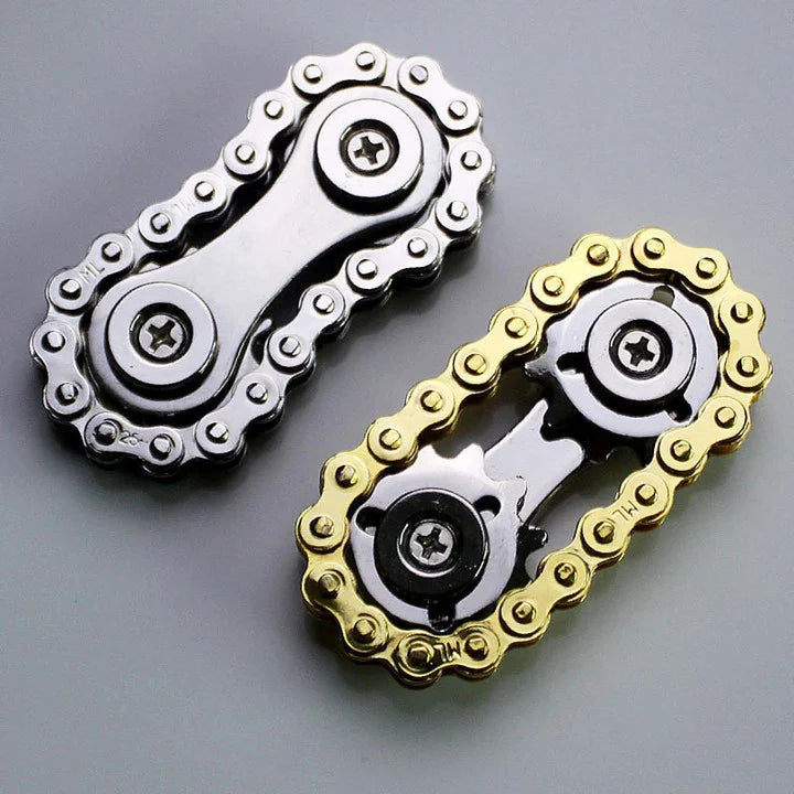 Gear Car Chain Fingertip Gyroscope, Decompression Toy for Adults and Kids, Stress Relief Fun