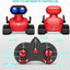 Robot Toys Remote Control Robot Toy Rechargeable Emo Robot with Auto-Demonstration Kids Robot RC Robot for Kids Smart Robot Gift for Children Age 3 Years and Up Red - Toyigo