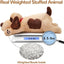 Brown Dog Weighted Stuffed Animals, 20 Inch 3.5 lbs Weighted Plush Animals, Soft Big Puppy Plush Pillow Toy, Gifts for Kids, Boys and Girls Adults (20" 3.5lbs)