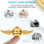 Cross-Border Hot-Selling Metal Angel Wings Fidget Spinner - American Amazon EDC Gyro - Cupid Golden Snitch Design