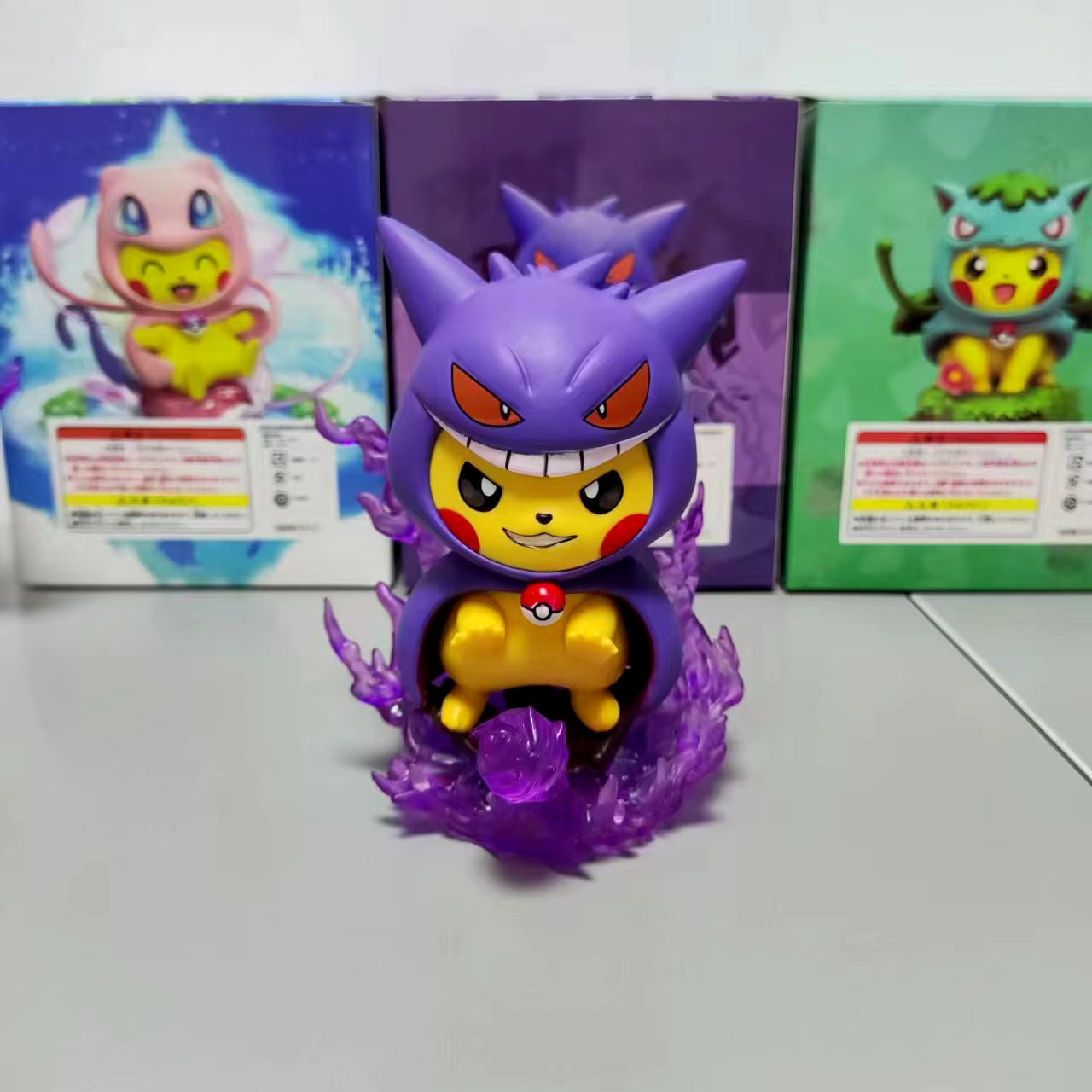 Anime Monster Action Figures - Deformation Pokémon Collectible Toys for Kids - Pikachu Transforming Figure