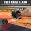 RC Truck Cars, 1:16 Scale All Terrain Monster Truck, 40KPH High Speed Remote Control Cars, 30MPH 4WD Off Road Monster Truck, 2.4Ghz Radio Control, 2 Rechargeable Batteries, 40+ Min Play, Gift for Boys Adults - Toyigo