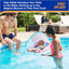 Infant Spring Float, Baby Pool Float with Canopy & UPF Protection, Swimming Pool Accessories  3-9 Months, Mermaid for Kids