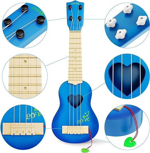 Kids Toy Classical Ukulele Guitar Musical Instrument, Harmonious Melodies  Kids' Classical Ukulele Guitar, A Musical Masterpiece - Toyigo