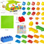 Building Blocks for Toddlers 2-4 Years, Big Classic Building Bricks with A Baseplate, 155 Pieces Large Blocks, Compatible with All Major Brands