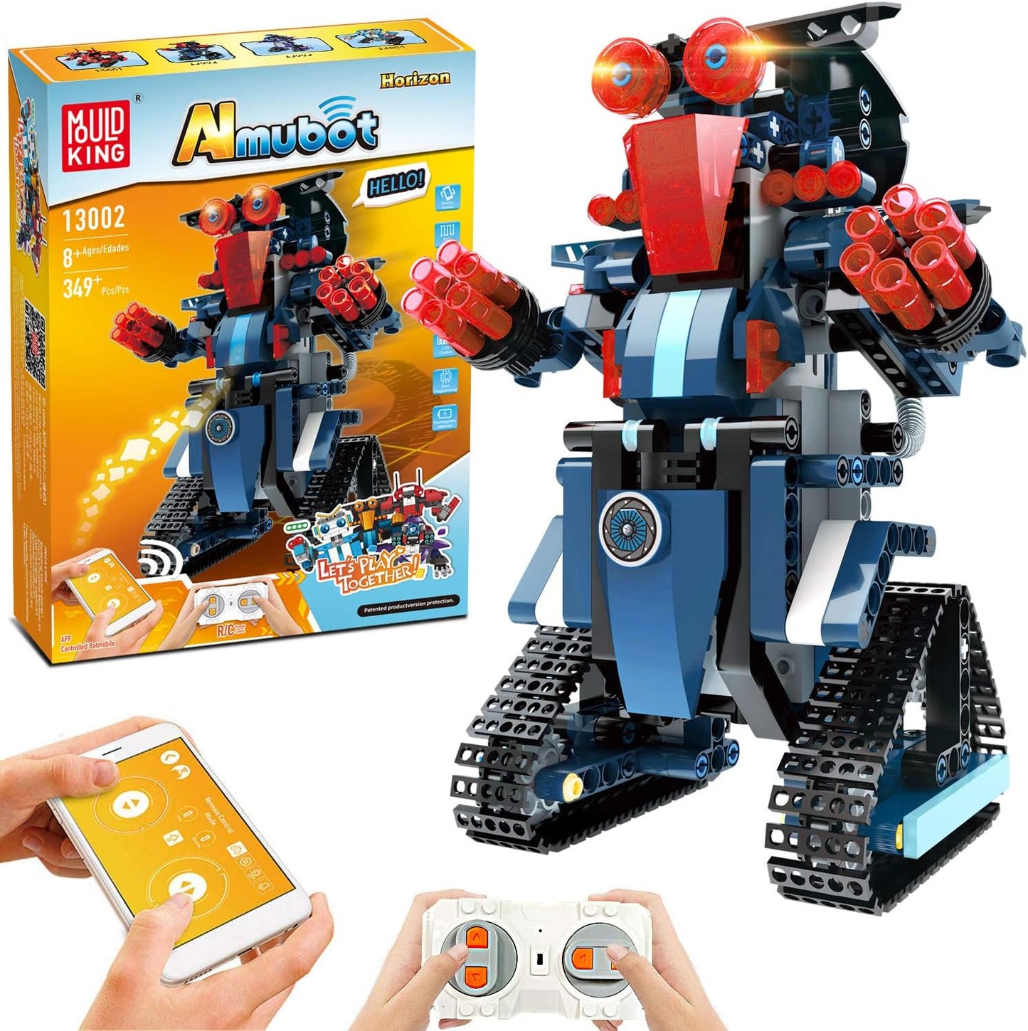 Remote Control Science Building Block Kit Fun Educational Toy with App Control for Kids Ages 8-14